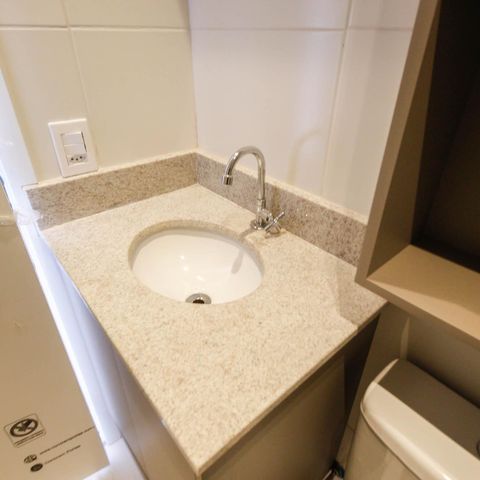 Apartamento à venda com 26m², 1 quarto e sem vaga Apartamento à venda com 26m², 1 quarto e sem vagaBanheiro Social