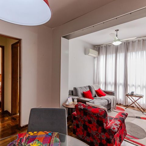 Apartamento à venda com 75m², 1 quarto e 1 vagaSala