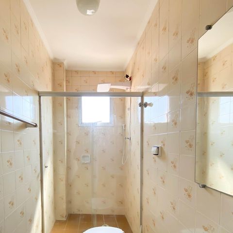 Apartamento à venda com 45m², 1 quarto e 1 vaga Apartamento à venda com 45m², 1 quarto e 1 vagaBanheiro Social