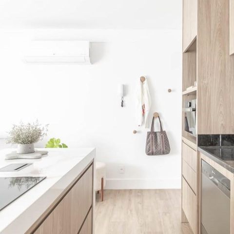 Studio para alugar com 47m², 1 quarto e 1 vaga Studio para alugar com 47m², 1 quarto e 1 vagaCozinha