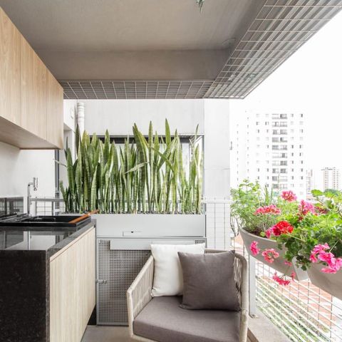Studio para alugar com 47m², 1 quarto e 1 vaga Studio para alugar com 47m², 1 quarto e 1 vagaVaranda da Sala