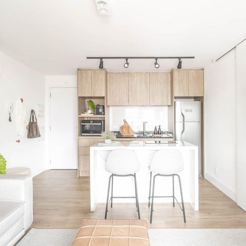 Studio para alugar com 47m², 1 quarto e 1 vaga Studio para alugar com 47m², 1 quarto e 1 vagaCozinha