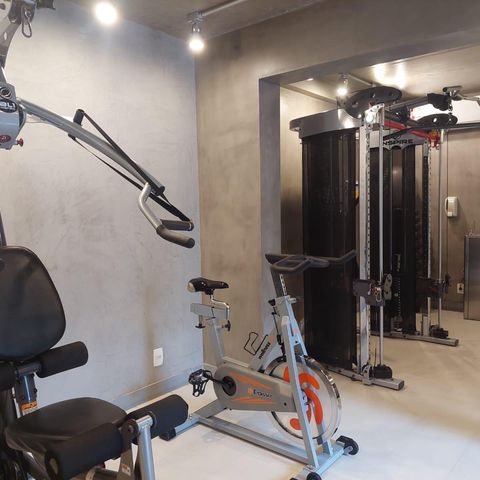 Studio para alugar com 47m², 1 quarto e 1 vaga Studio para alugar com 47m², 1 quarto e 1 vagaÁrea comum - Academia