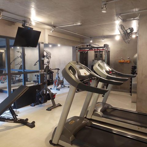 Studio para alugar com 47m², 1 quarto e 1 vaga Studio para alugar com 47m², 1 quarto e 1 vagaÁrea comum - Academia