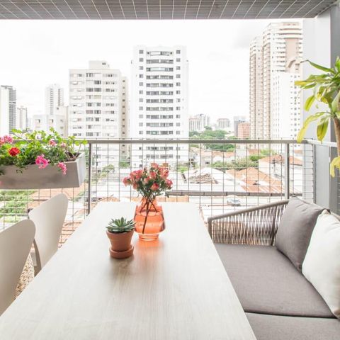 Studio para alugar com 47m², 1 quarto e 1 vaga Studio para alugar com 47m², 1 quarto e 1 vagaVaranda da Sala