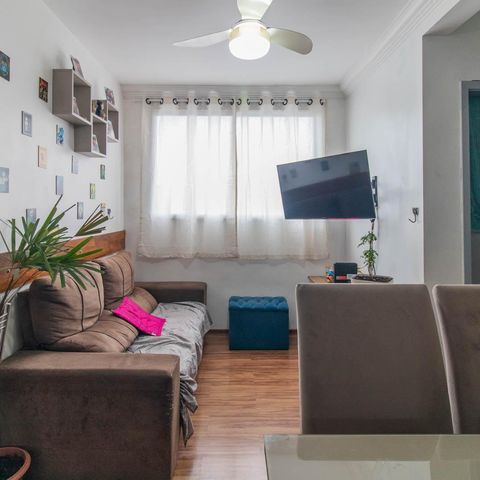 Apartamento à venda com 47m², 2 quartos e 1 vagaSala