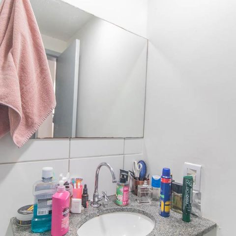 Apartamento à venda com 47m², 2 quartos e 1 vagaBanheiro Social
