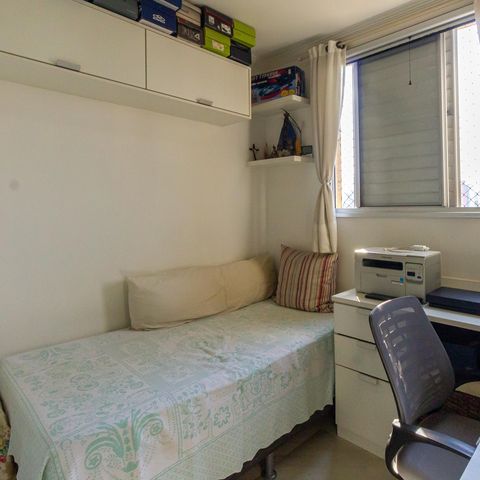 Apartamento à venda com 52m², 2 quartos e 1 vaga Apartamento à venda com 52m², 2 quartos e 1 vagaQuarto 2