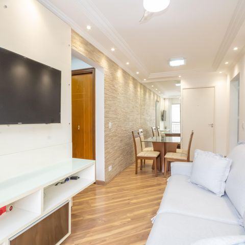 Apartamento à venda com 44m², 2 quartos e 1 vaga Apartamento à venda com 44m², 2 quartos e 1 vagaSala