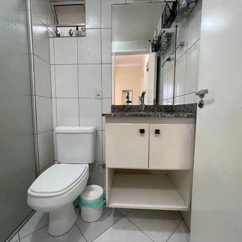 Apartamento à venda com 68m², 3 quartos e 1 vaga Apartamento à venda com 68m², 3 quartos e 1 vagaBanheiro