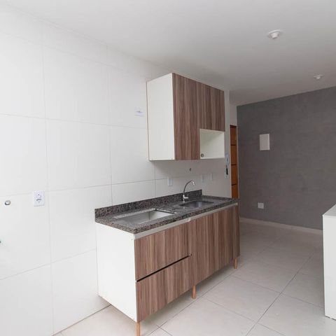 Apartamento à venda com 58m², 2 quartos e sem vaga Apartamento à venda com 58m², 2 quartos e sem vagaCozinha e Área de Serviço