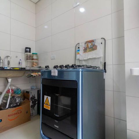 Apartamento à venda com 40m², 1 quarto e sem vaga Apartamento à venda com 40m², 1 quarto e sem vagaCozinha e Área de Serviço