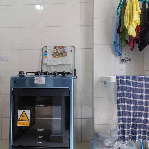 Apartamento à venda com 40m², 1 quarto e sem vaga Apartamento à venda com 40m², 1 quarto e sem vagaCozinha e Área de Serviço
