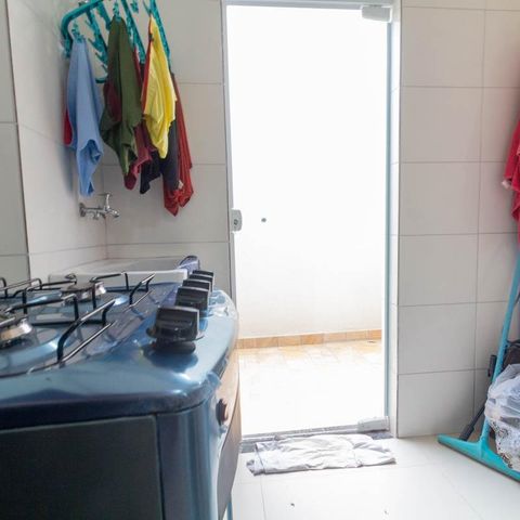 Apartamento à venda com 40m², 1 quarto e sem vaga Apartamento à venda com 40m², 1 quarto e sem vagaCozinha e Área de Serviço