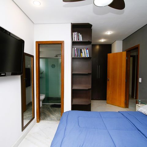 Apartamento à venda com 82m², 3 quartos e 2 vagasQuarto 3 - Suíte