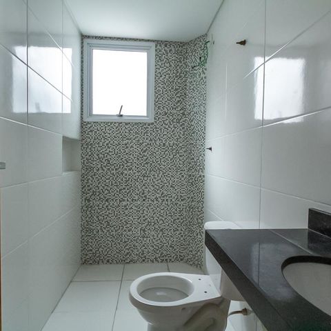 Apartamento à venda com 80m², 3 quartos e 1 vaga Apartamento à venda com 80m², 3 quartos e 1 vagaBanheiro Social