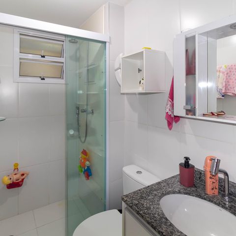 Apartamento à venda com 60m², 3 quartos e 1 vagaBanheiro Social