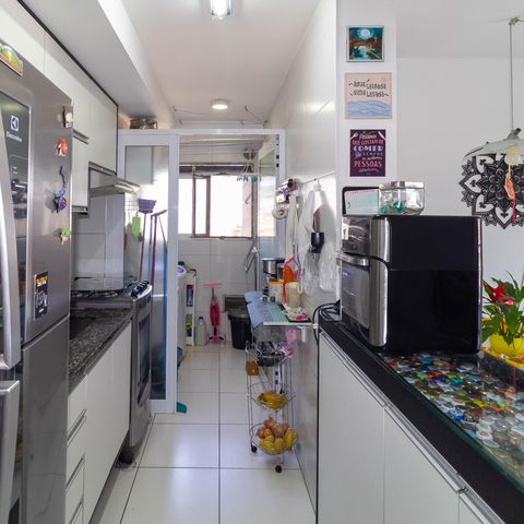 Apartamento à venda com 60m², 3 quartos e 1 vagaCozinha