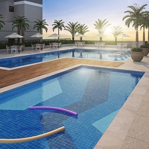Apartamento à venda com 40m², 2 quartos e 1 vaga