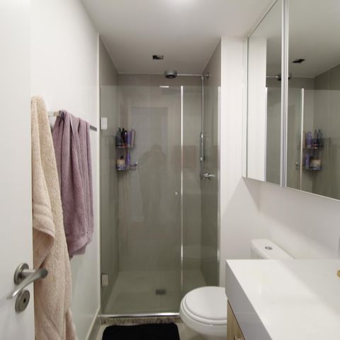 Apartamento à venda com 57m², 1 quarto e 1 vagaBanheiro da Suíte