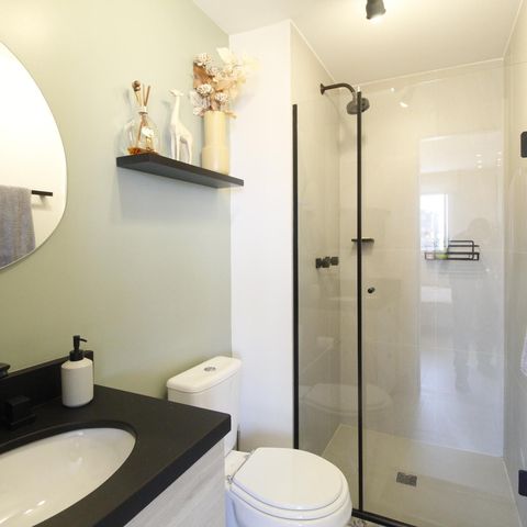 Apartamento à venda com 57m², 1 quarto e 1 vagaBanheiro Social