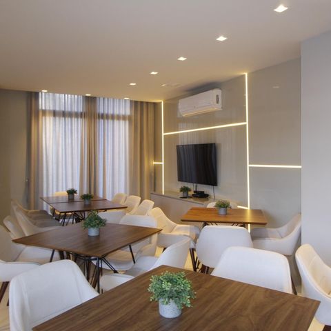 Apartamento à venda com 57m², 1 quarto e 1 vagaÁrea comum - Salão de festas