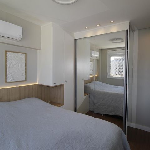 Apartamento à venda com 57m², 1 quarto e 1 vagaSuíte