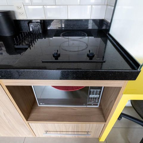 Studio para alugar com 44m², 1 quarto e sem vaga Studio para alugar com 44m², 1 quarto e sem vagaCozinha