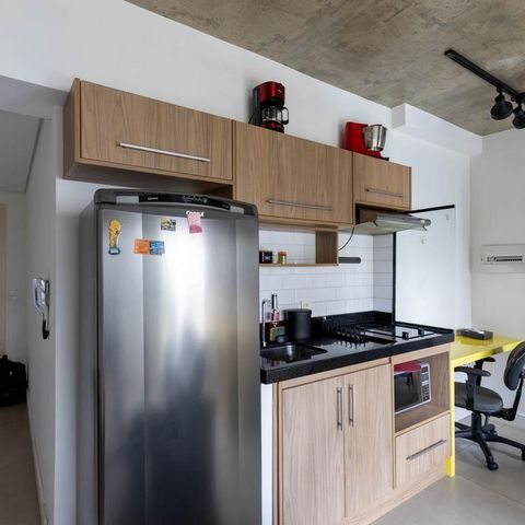 Studio para alugar com 44m², 1 quarto e sem vaga Studio para alugar com 44m², 1 quarto e sem vagaCozinha