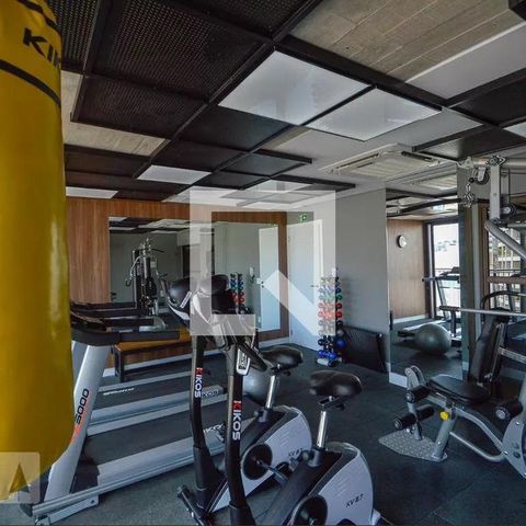Studio para alugar com 44m², 1 quarto e sem vaga Studio para alugar com 44m², 1 quarto e sem vagaÁrea comum - Academia