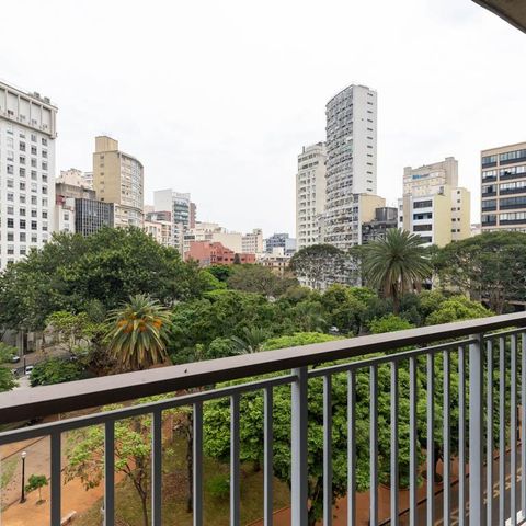 Studio para alugar com 44m², 1 quarto e sem vaga Studio para alugar com 44m², 1 quarto e sem vagaVaranda