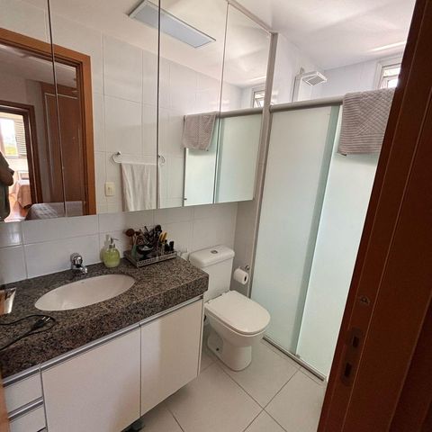 Apartamento à venda com 79m², 3 quartos e 2 vagas Apartamento à venda com 79m², 3 quartos e 2 vagasBanheiro da Suíte