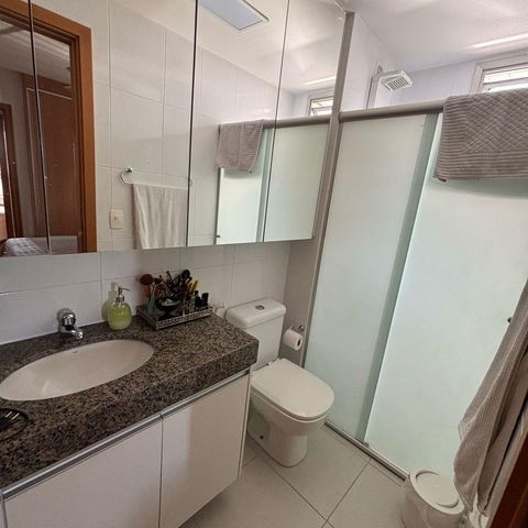 Apartamento à venda com 79m², 3 quartos e 2 vagas Apartamento à venda com 79m², 3 quartos e 2 vagasBanheiro da Suíte