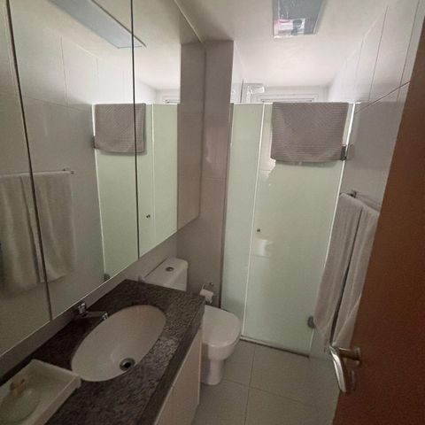 Apartamento à venda com 79m², 3 quartos e 2 vagas Apartamento à venda com 79m², 3 quartos e 2 vagasBanheiro da Suíte