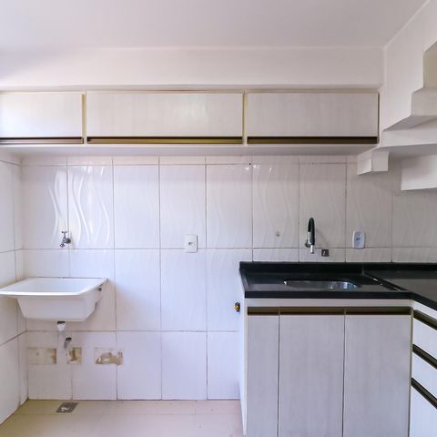 Apartamento à venda com 61m², 2 quartos e 1 vagaCozinha e Área de Serviço