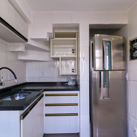 Apartamento à venda com 61m², 2 quartos e 1 vagaCozinha e Área de Serviço