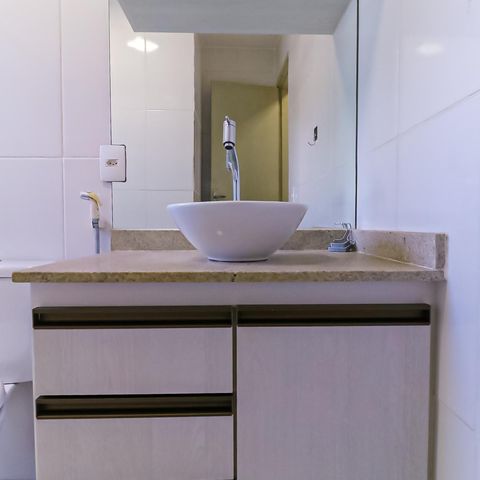Apartamento à venda com 61m², 2 quartos e 1 vagaBanheiro