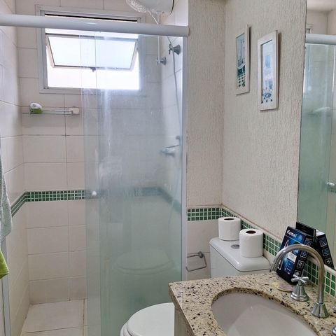 Apartamento à venda com 57m², 2 quartos e 1 vaga Apartamento à venda com 57m², 2 quartos e 1 vagaBanheiro da Suíte