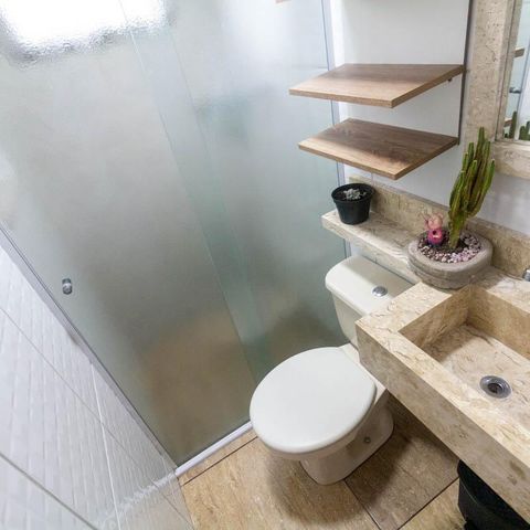 Apartamento à venda com 50m², 2 quartos e 1 vaga Apartamento à venda com 50m², 2 quartos e 1 vagaBanheiro