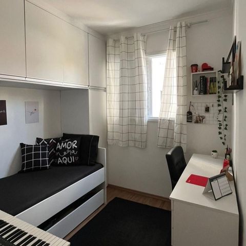 Apartamento à venda com 50m², 2 quartos e 1 vagaQuarto 2