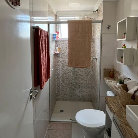 Apartamento à venda com 50m², 2 quartos e 1 vagaBanheiro 