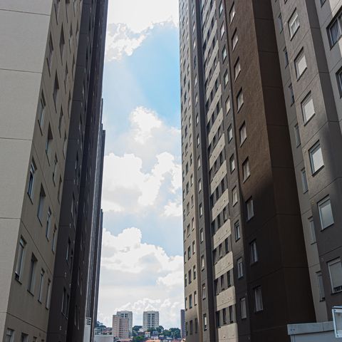 Apartamento à venda com 38m², 2 quartos e sem vagaFachada do bloco