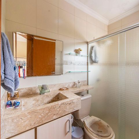 Casa para alugar com 190m², 3 quartos e 3 vagas Casa para alugar com 190m², 3 quartos e 3 vagasBanheiro do Quarto 3