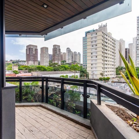 Studio à venda com 49m², 1 quarto e 1 vaga Studio à venda com 49m², 1 quarto e 1 vagaVaranda
