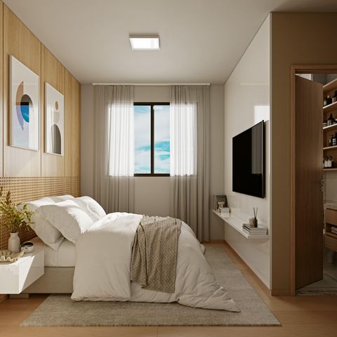Apartamento à venda com 63m², 2 quartos e 1 vaga