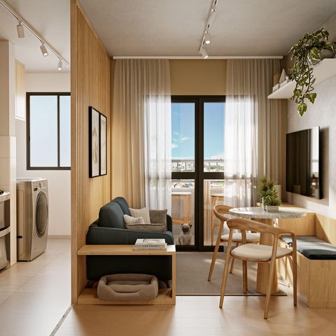 Apartamento à venda com 63m², 2 quartos e 1 vaga
