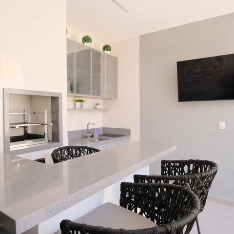 Casa à venda com 320m², 4 quartos e 7 vagasÁrea gourmet
