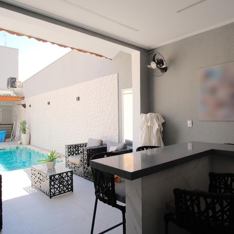 Casa à venda com 320m², 4 quartos e 7 vagasÁrea gourmet
