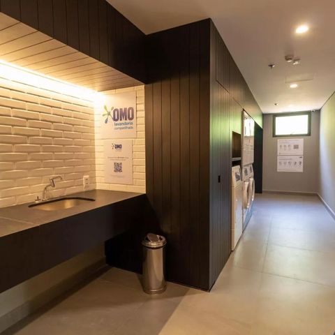 Studio à venda com 27m², 1 quarto e sem vaga Studio à venda com 27m², 1 quarto e sem vagaLavanderia