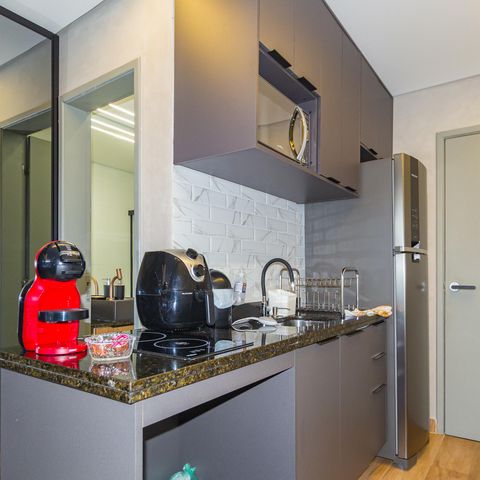 Studio à venda com 27m², 1 quarto e sem vaga Studio à venda com 27m², 1 quarto e sem vagaCozinha